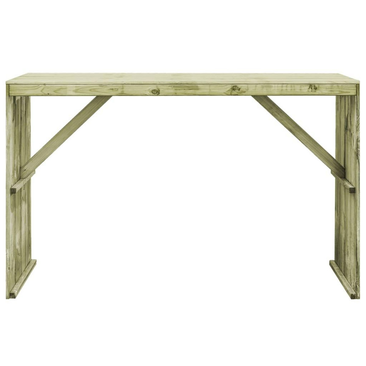 VIDAXL Table de bar 170x60x110 cm Pin impregne