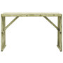 Voir la diapositive 2 : VIDAXL Table de bar 170x60x110 cm Pin impregne