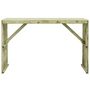 Voir la diapositive 2 : VIDAXL Table de bar 170x60x110 cm Pin impregne
