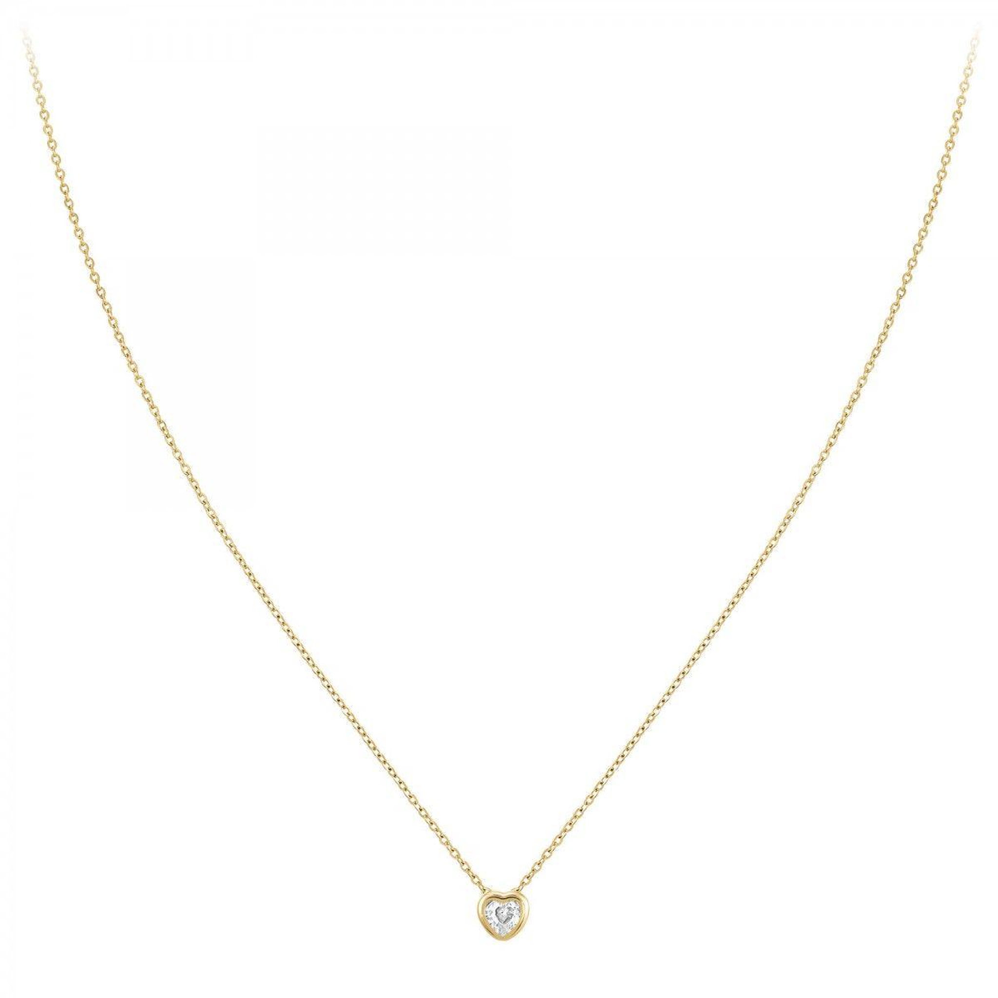 Voir la diapositive 3 : SC BOHEME Collier coeur SC Bohème orné de Zirconium
