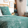 Voir la diapositive 3 : Home collection Parure housse de couette 100% coton bci adouci 57 fils mig - tilda
