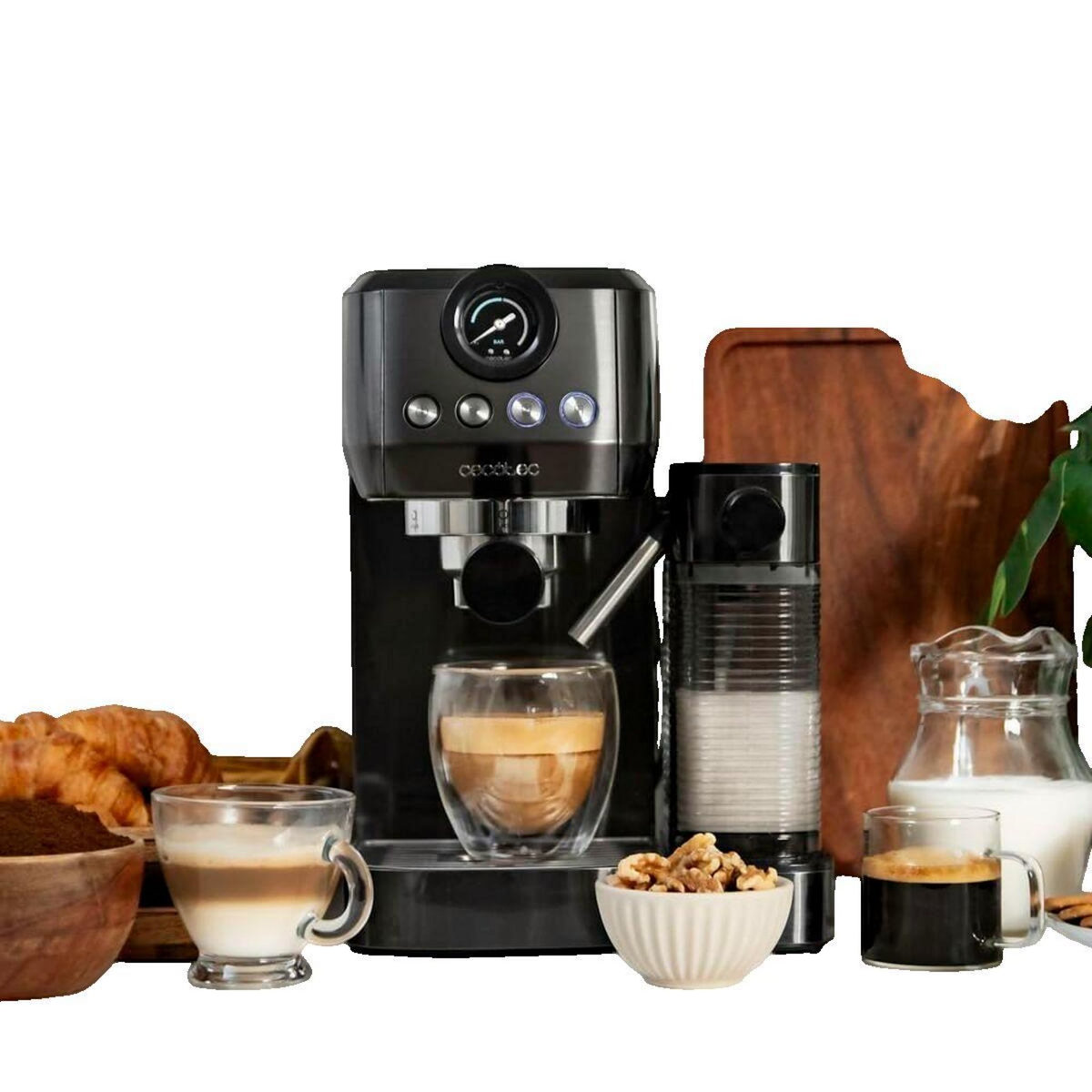 CECOTEC Cafetière Cecotec Power Espresso 20 Steel Pro Latte