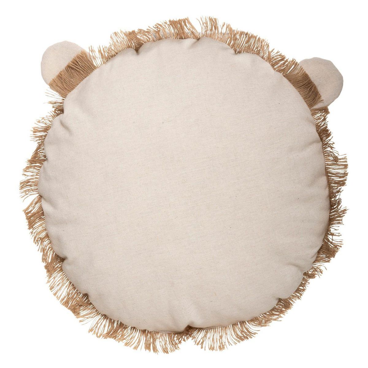 ATMOSPHERA Coussin rond enfant Lion - Diam. 38 cm