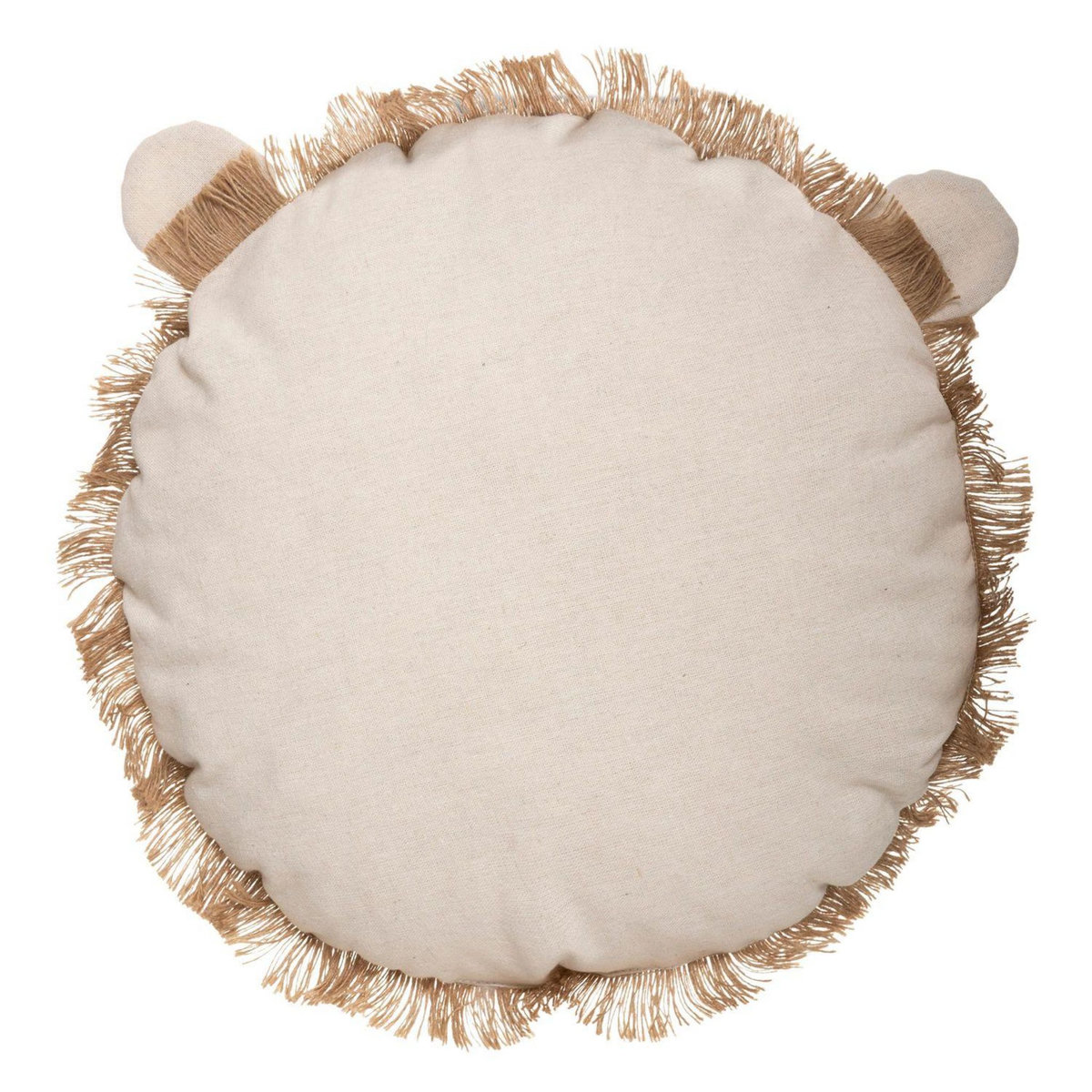 ATMOSPHERA Coussin rond enfant Lion - Diam. 38 cm