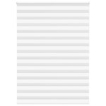 VIDAXL Store zebre blanc 160x200 cm largeur du tissu 155,9cm polyester