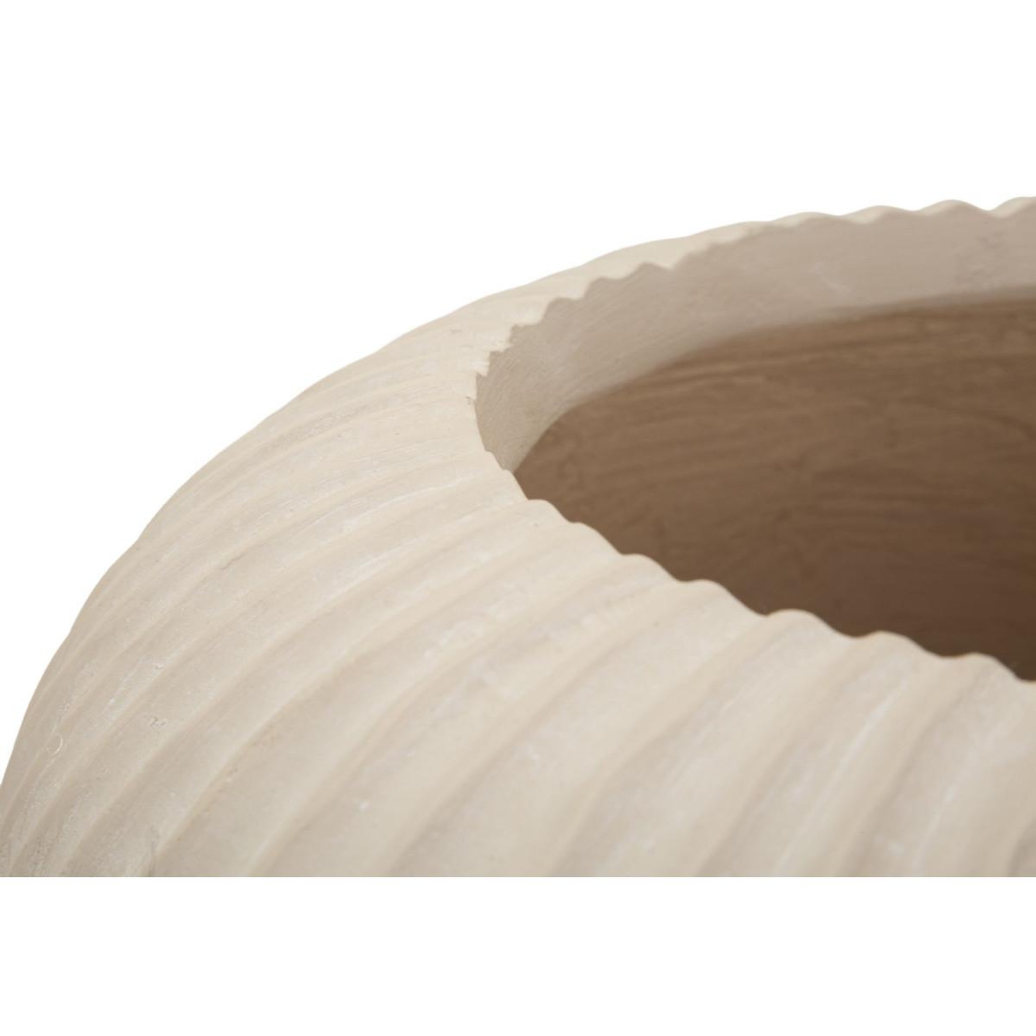 Voir la diapositive 3 : Paris Prix Cache-Pot Design  Mist  35cm Crème