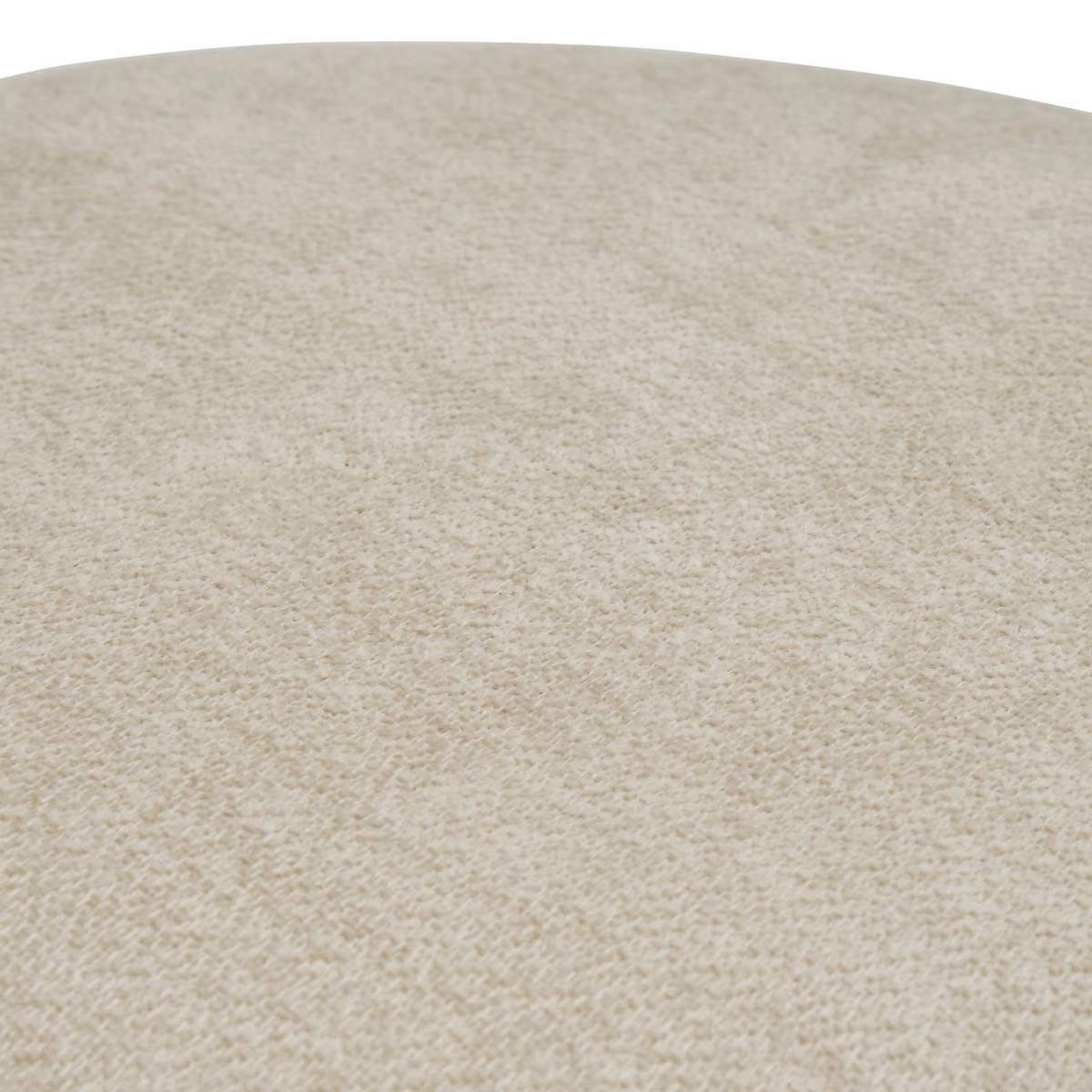 Voir la diapositive 4 : ATMOSPHERA Pouf design en tissu  jin  38cm beige