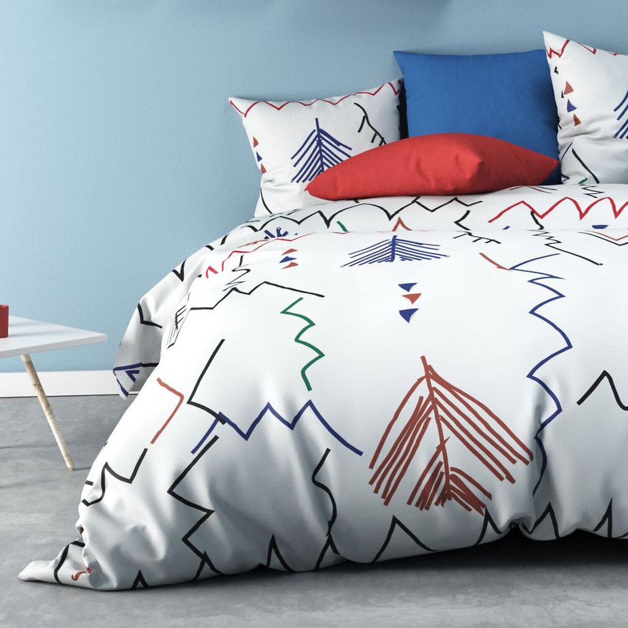 Voir la diapositive 3 : Les Ateliers du Linge Parure housse de couette ryad