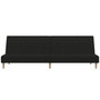 Voir la diapositive 5 : VIDAXL Canape-lit a 2 places noir tissu