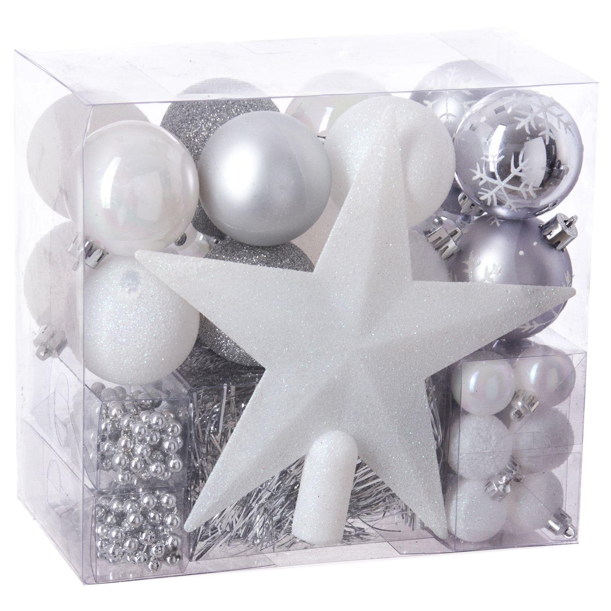 FEERIC LIGHT & CHRISTMAS Kit décoration pour sapin de noël - 44 pièces