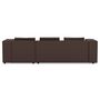 Voir la diapositive 6 : LISA DESIGN Stella - canapé d'angle droit 4 places en simili