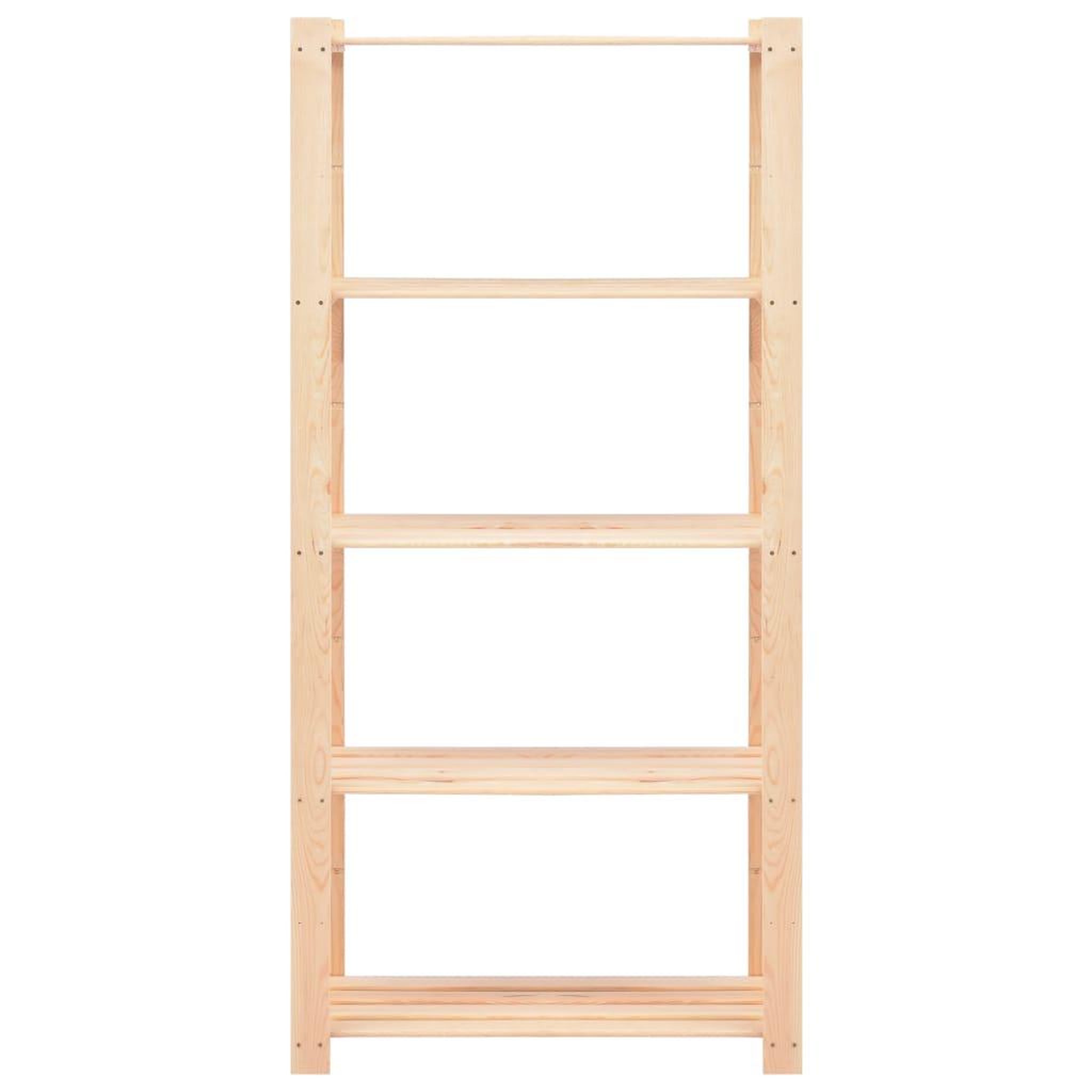 Voir la diapositive 4 : VIDAXL Etageres de rangement a 5 niveaux 5 pcs 80x38x170 cm Pin 250 kg