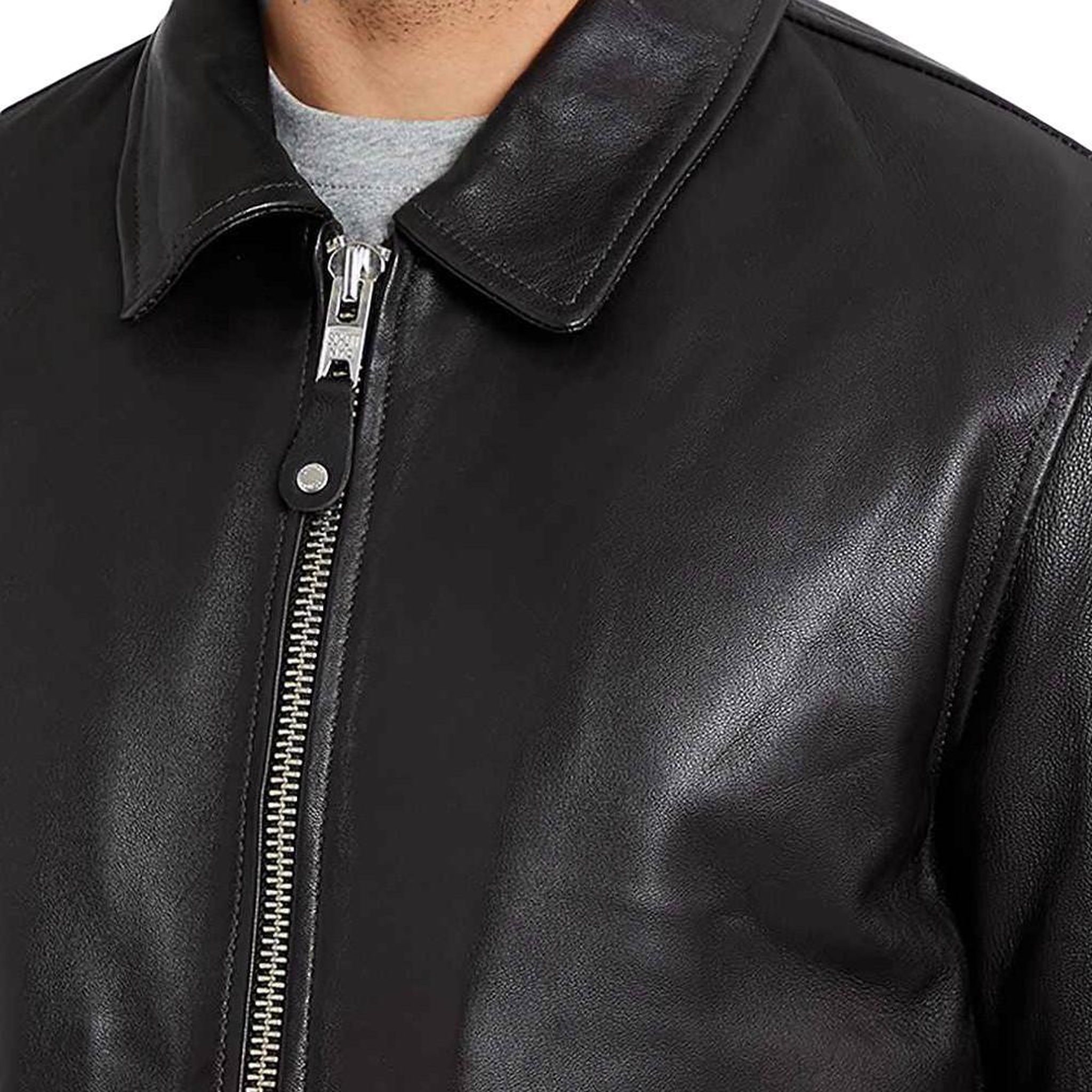 Voir la diapositive 5 : Schott Blouson cuir  Homme Schott Mens Leather Pilot
