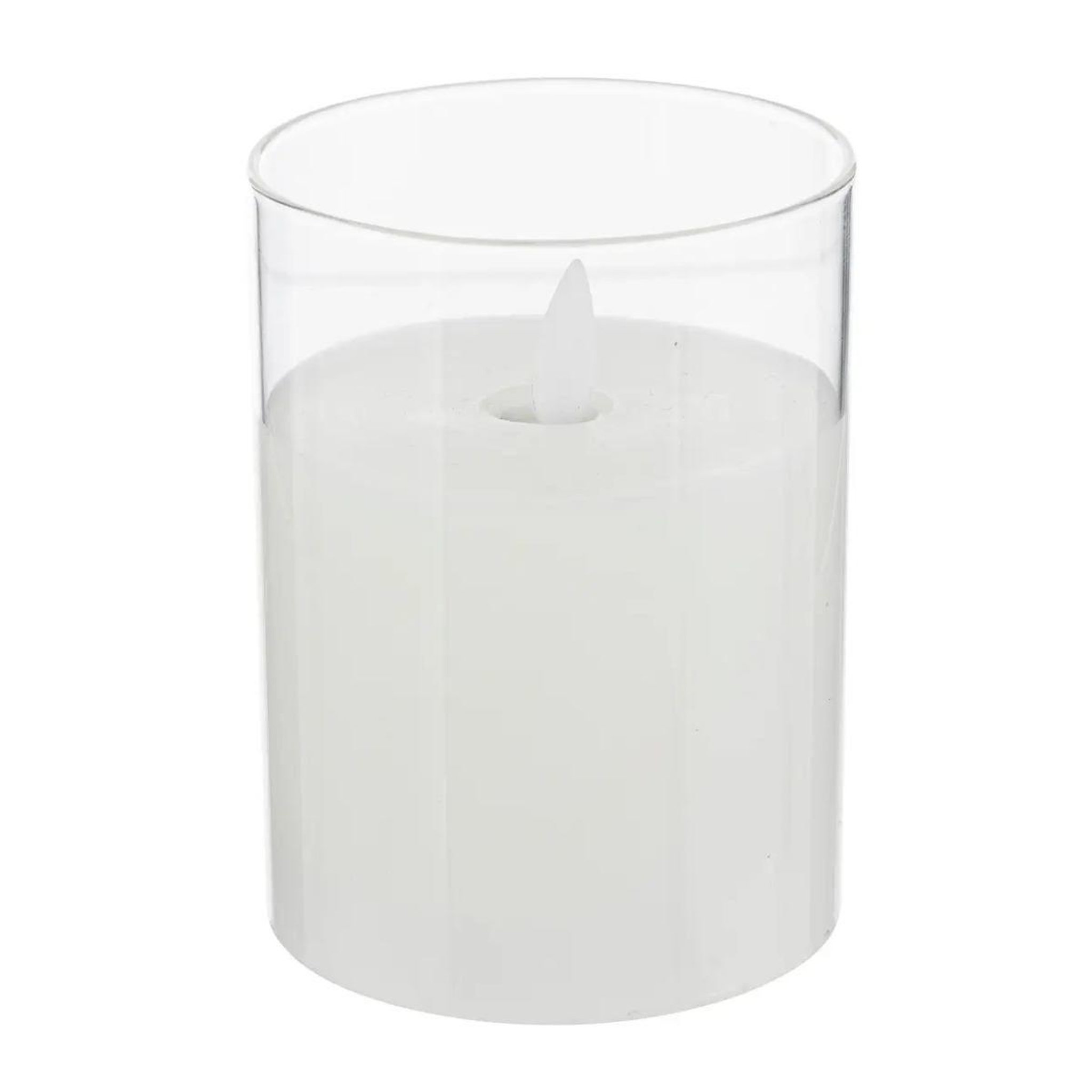 ATMOSPHERA Bougie Déco LED  Sena  10cm Blanc