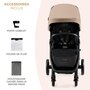 Voir la diapositive 5 : KINDERKRAFT Poussette compacte avec suspension et protection UPF50+ pour bébé