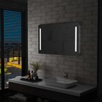 VIDAXL Miroir mural a LED pour salle de bains 100x60 cm