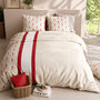 Voir la diapositive 2 : ATELIER DU COTON Parure Housse De Couette 100% Coton 57fils Rubis