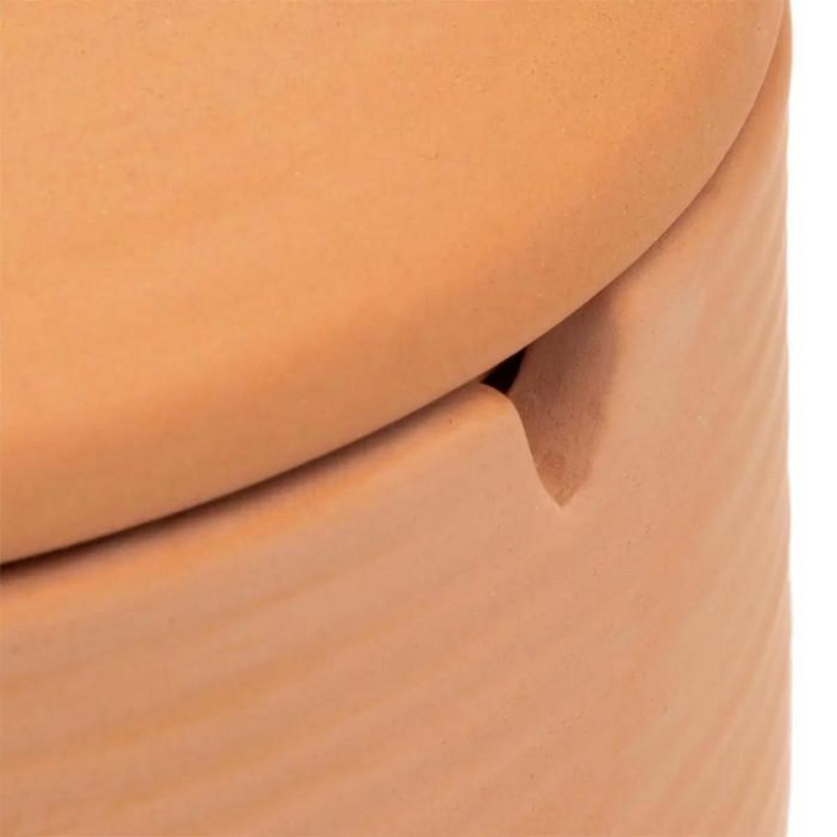 ATMOSPHERA Cendrier en Terre Cuite  Cosy  12cm Terracotta