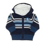 ELLE EST OU LA MER Gilet  Garçon EOM Vichal. Coloris disponibles : Bleu