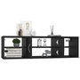 Voir la diapositive 4 : VIDAXL Etagere murale Noir 102x30x29 cm Bois d'ingenierie