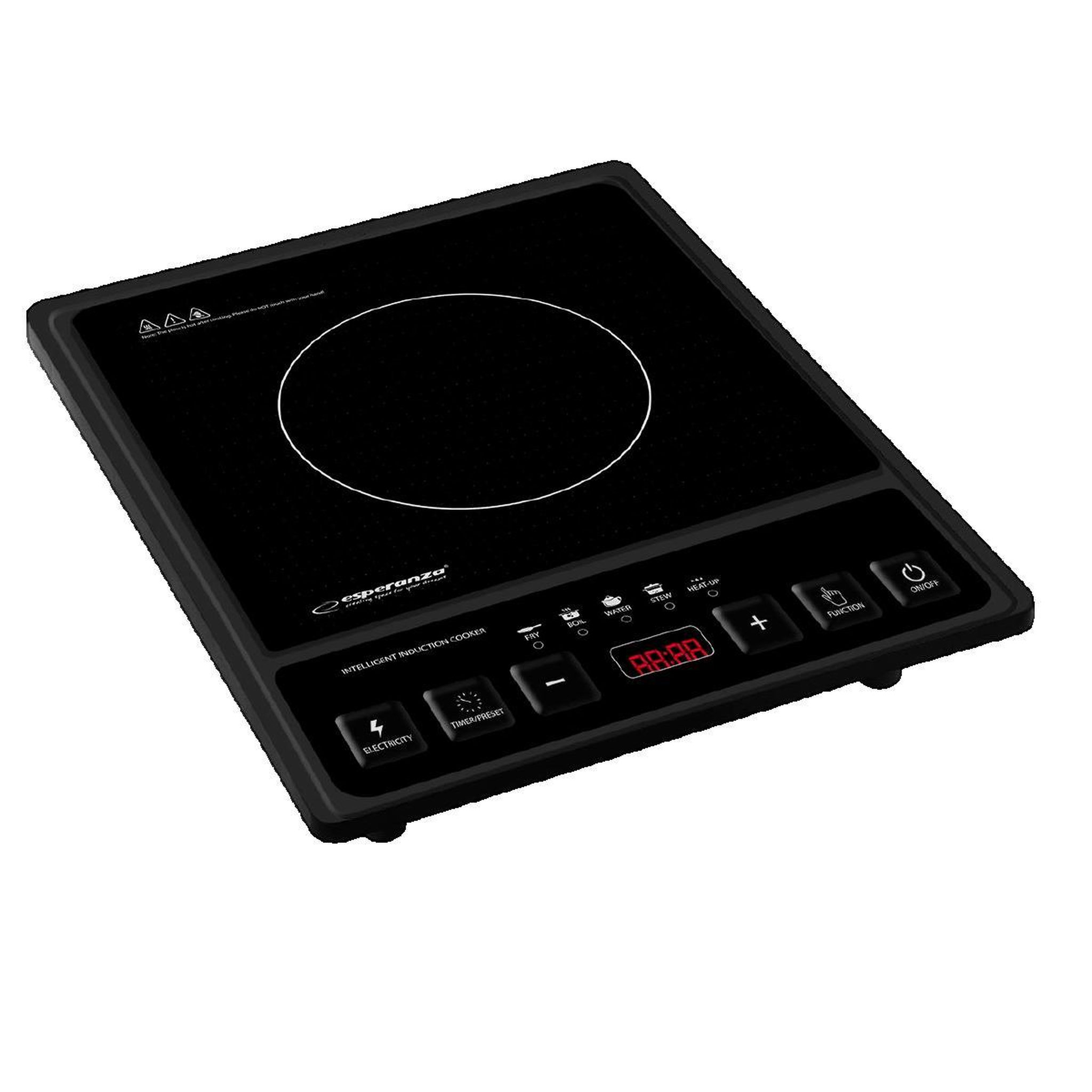 Voir la diapositive 2 : ESPERANZA Plaque à induction Esperanza EKH011 portable 2000W