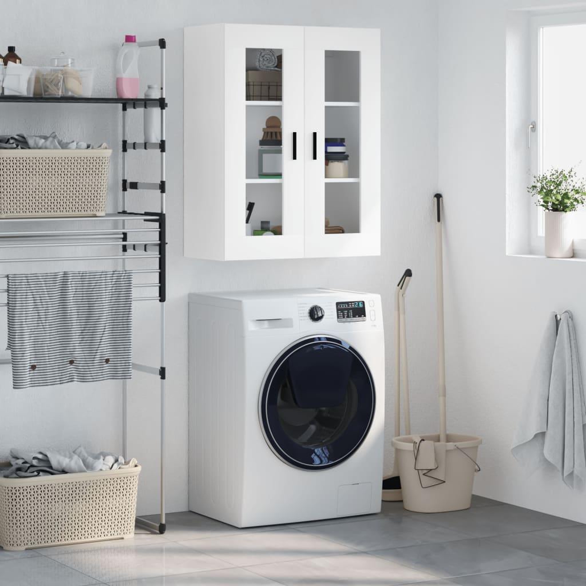 VIDAXL Armoire murale blanc 69,5x34x90 cm