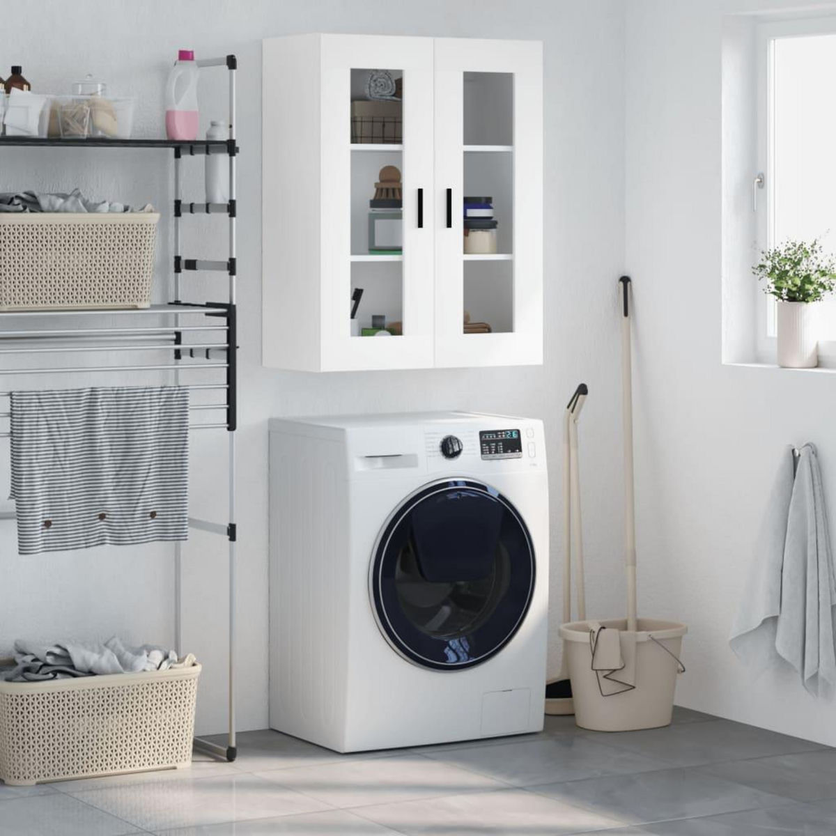 VIDAXL Armoire murale blanc 69,5x34x90 cm
