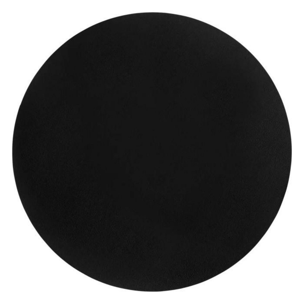 SECRET DE GOURMET Set de Table Rond  Tenor  38cm Noir