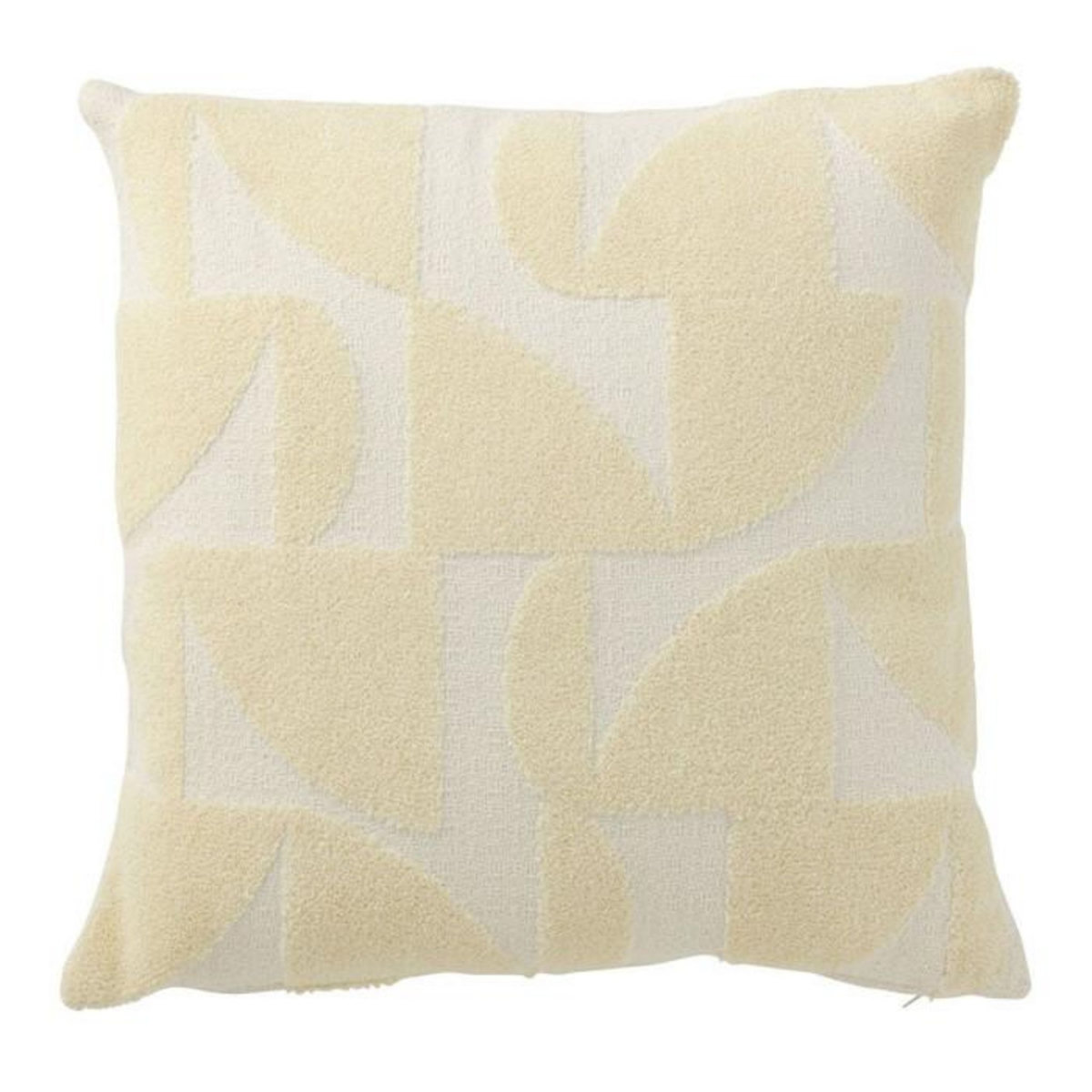 Paris Prix Coussin Déco  Géométrique  43x43cm Jaune Clair