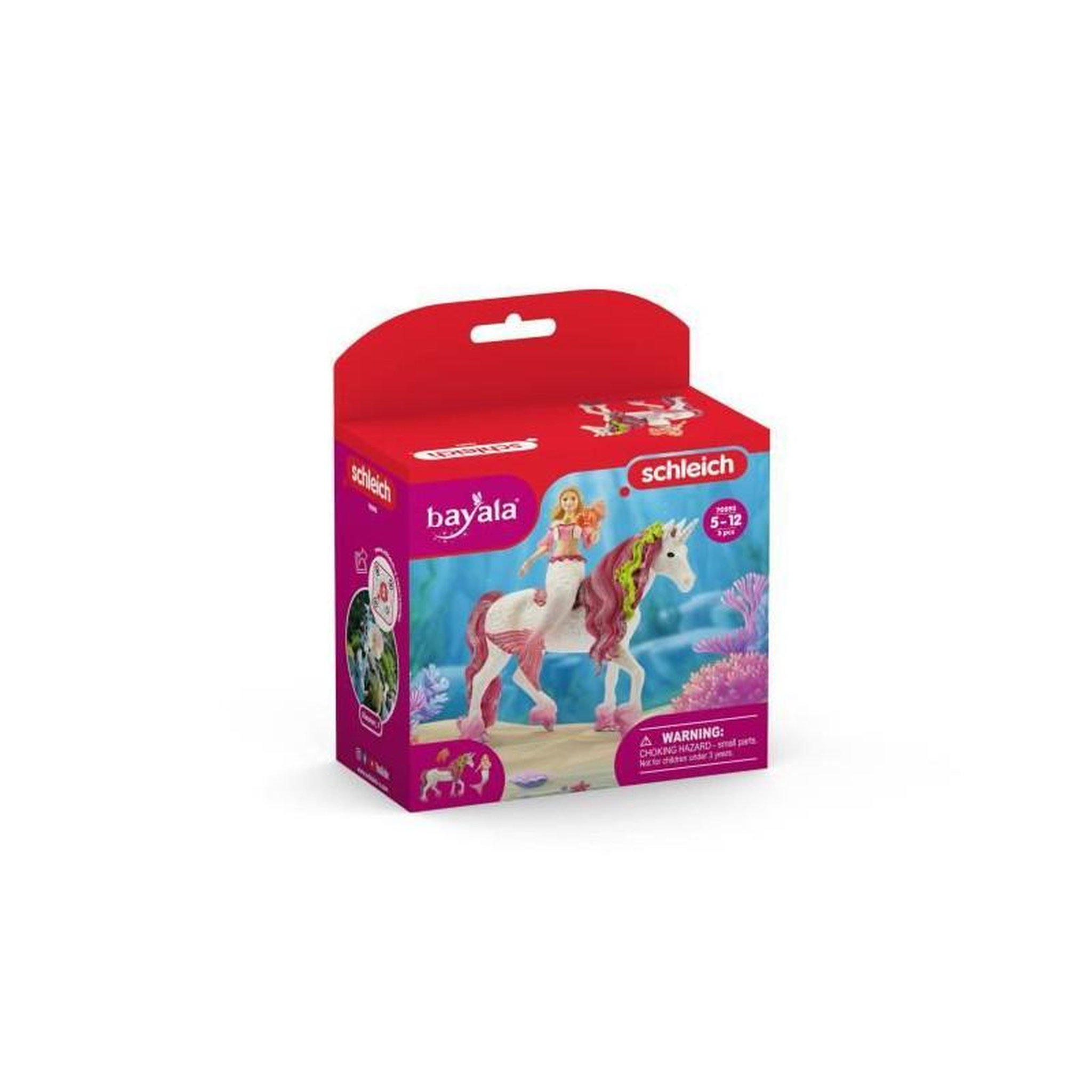 Voir la diapositive 2 : Schleich Schleich - Sirene Feya sur licorne de mer - 70593
