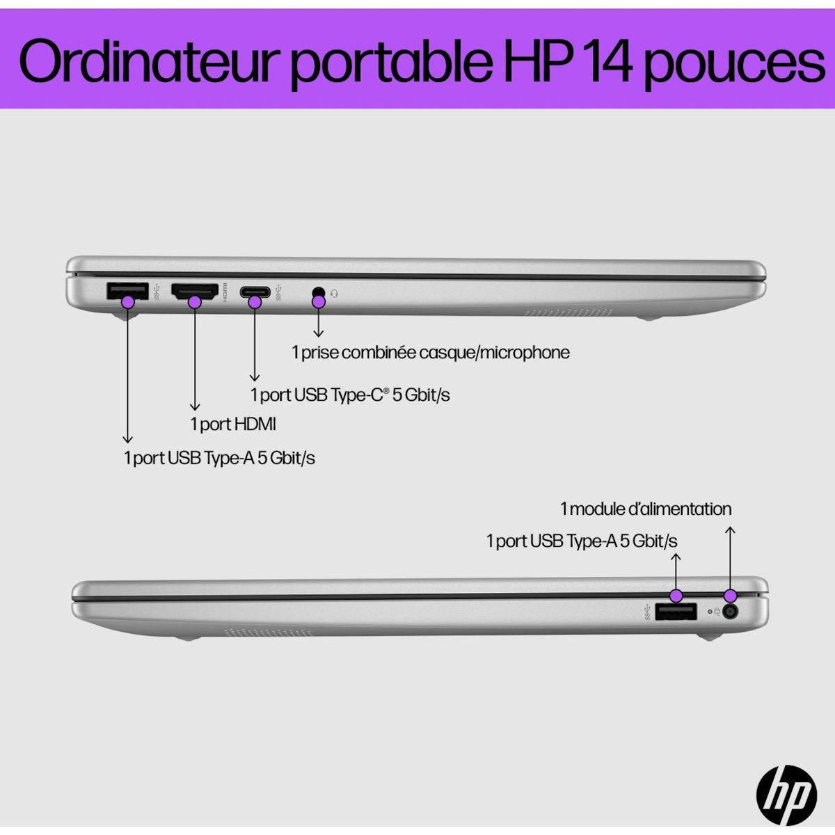 HP Ordinateur portable 14-em0042nf
