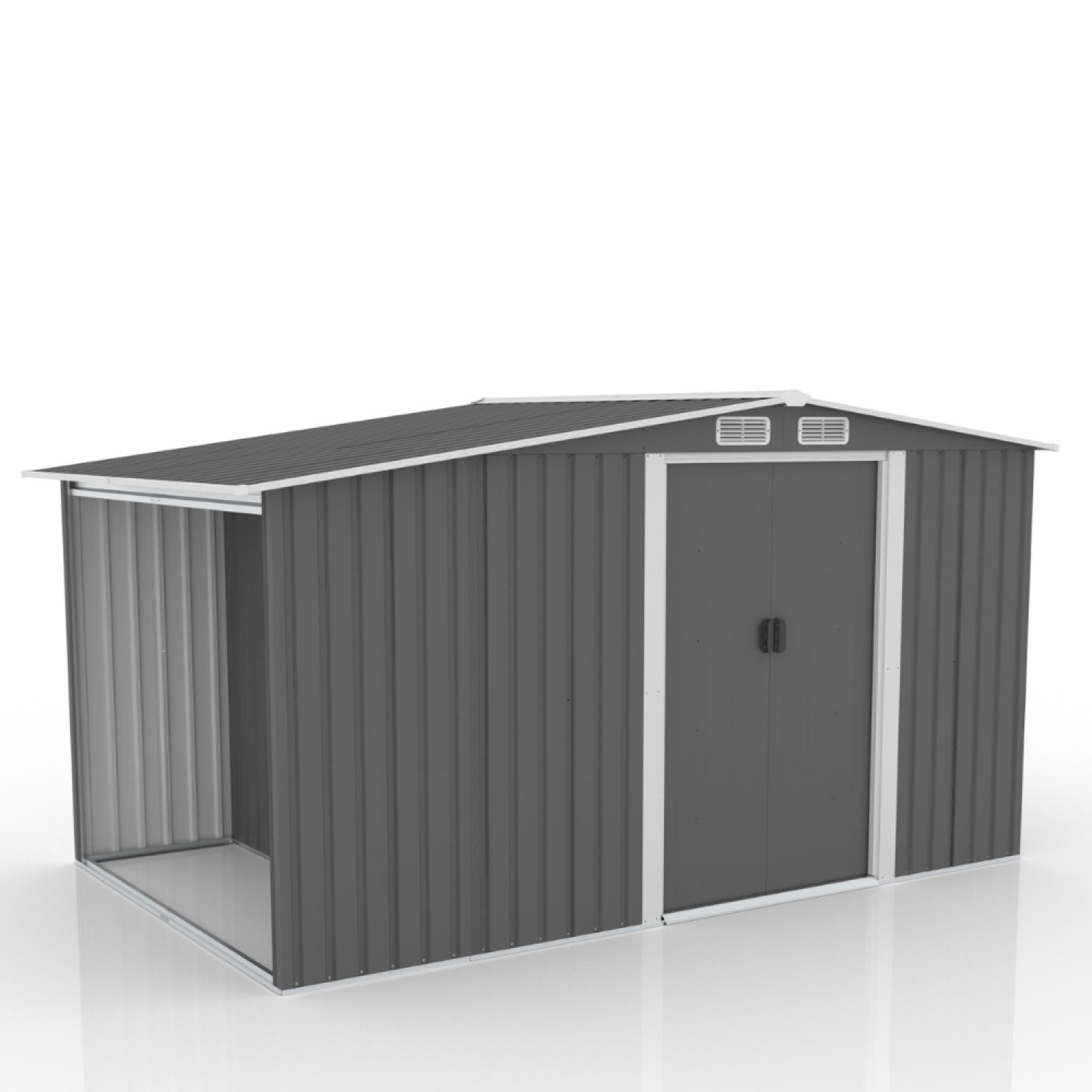 CONCEPT USINE Abri de jardin 6.87m2 avec abri bûches VOSGES