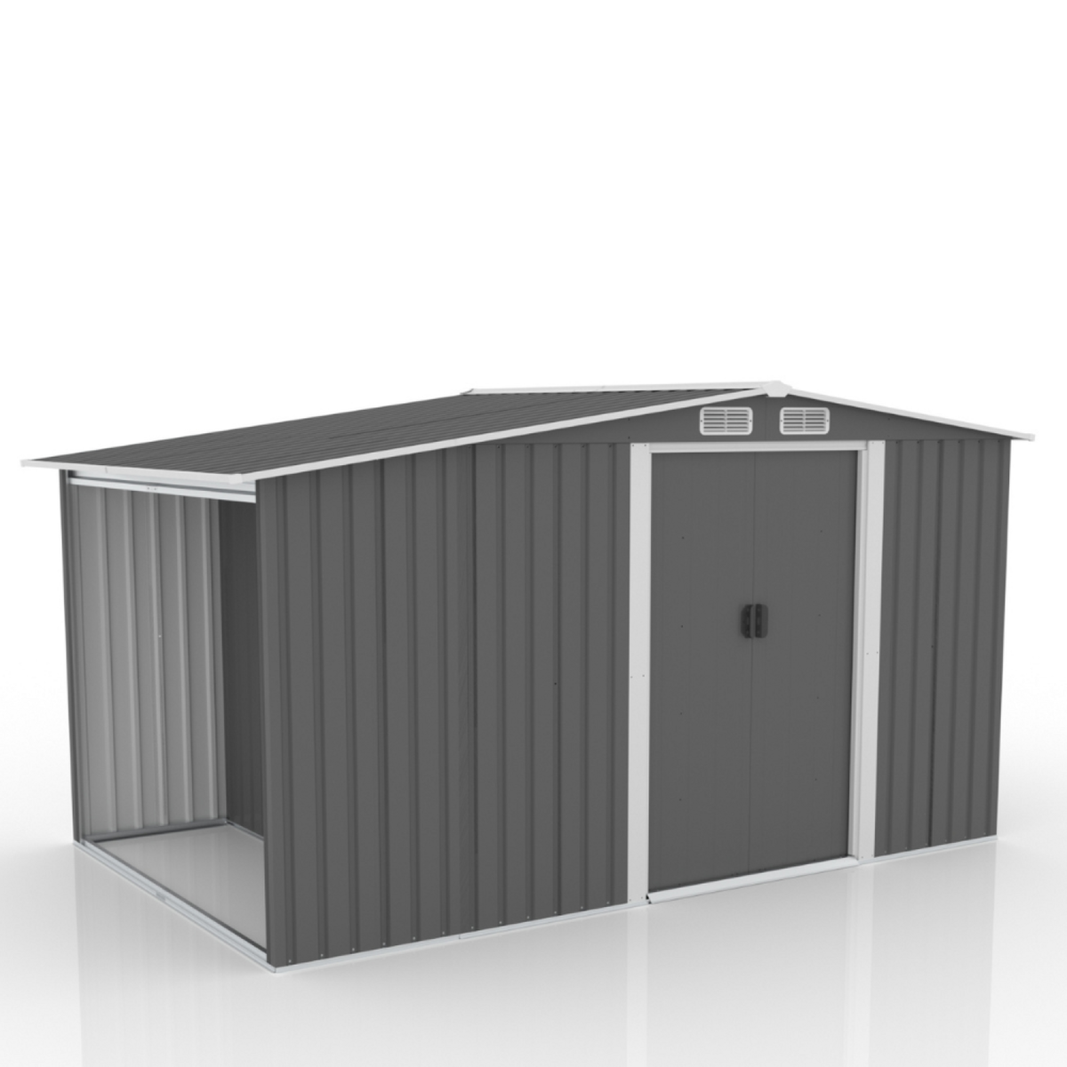 CONCEPT USINE Abri de jardin 6.87m2 avec abri bûches VOSGES