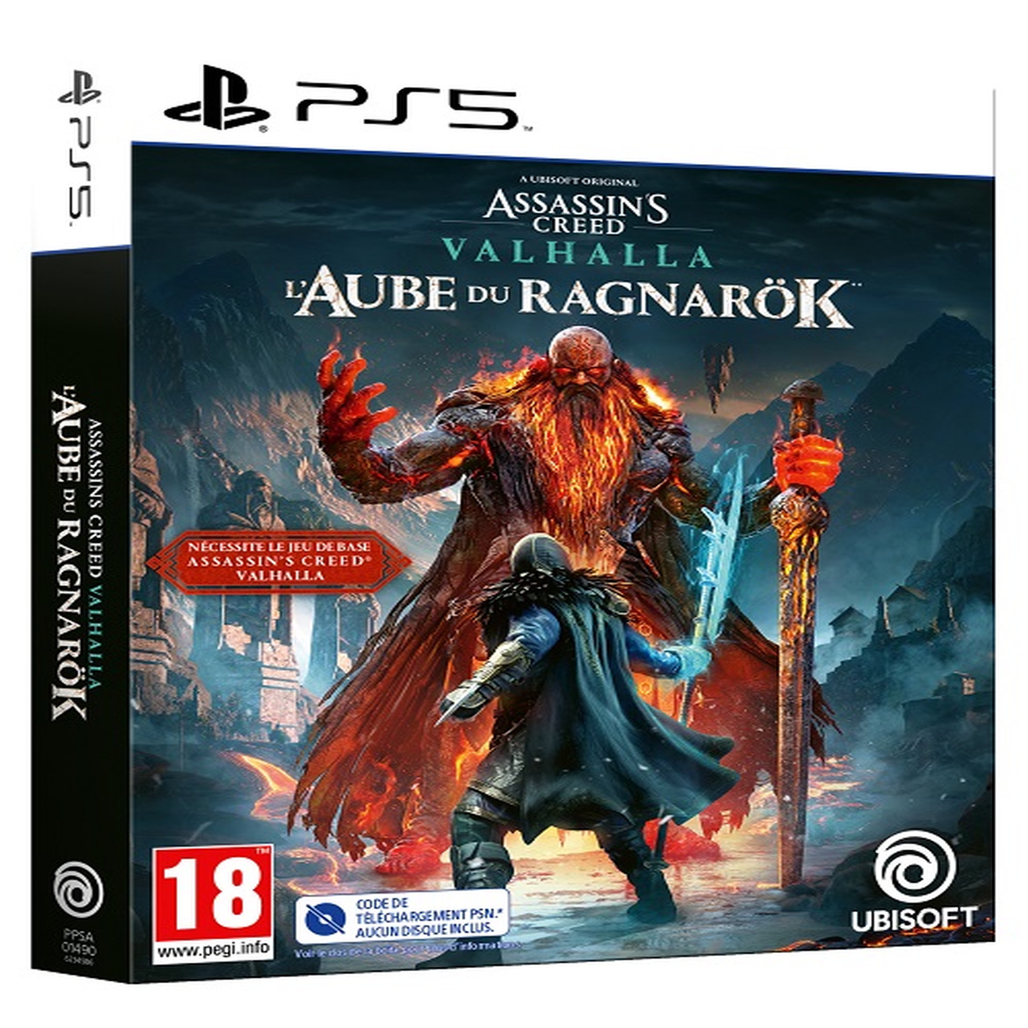 Voir la diapositive 2 : Assassin's Creed Valhalla - Extension L'Aube du Ragnarok PS5 (Code de téléchargement)