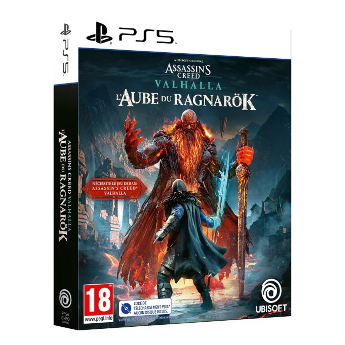 Assassin's Creed Valhalla - Extension L'Aube du Ragnarok PS5 (Code de téléchargement)