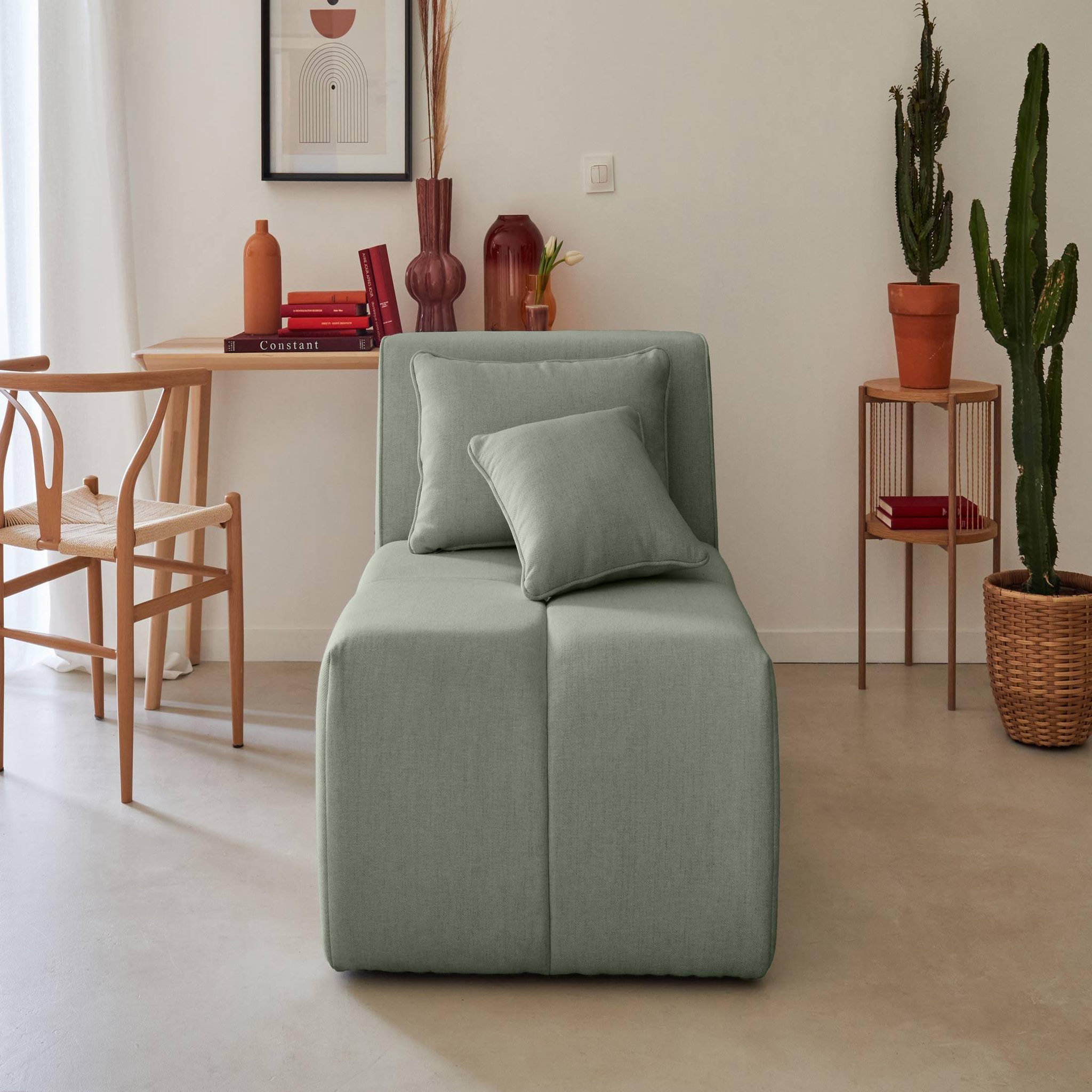 Voir la diapositive 2 : LISA DESIGN Caracas - module d'assise - en tissu