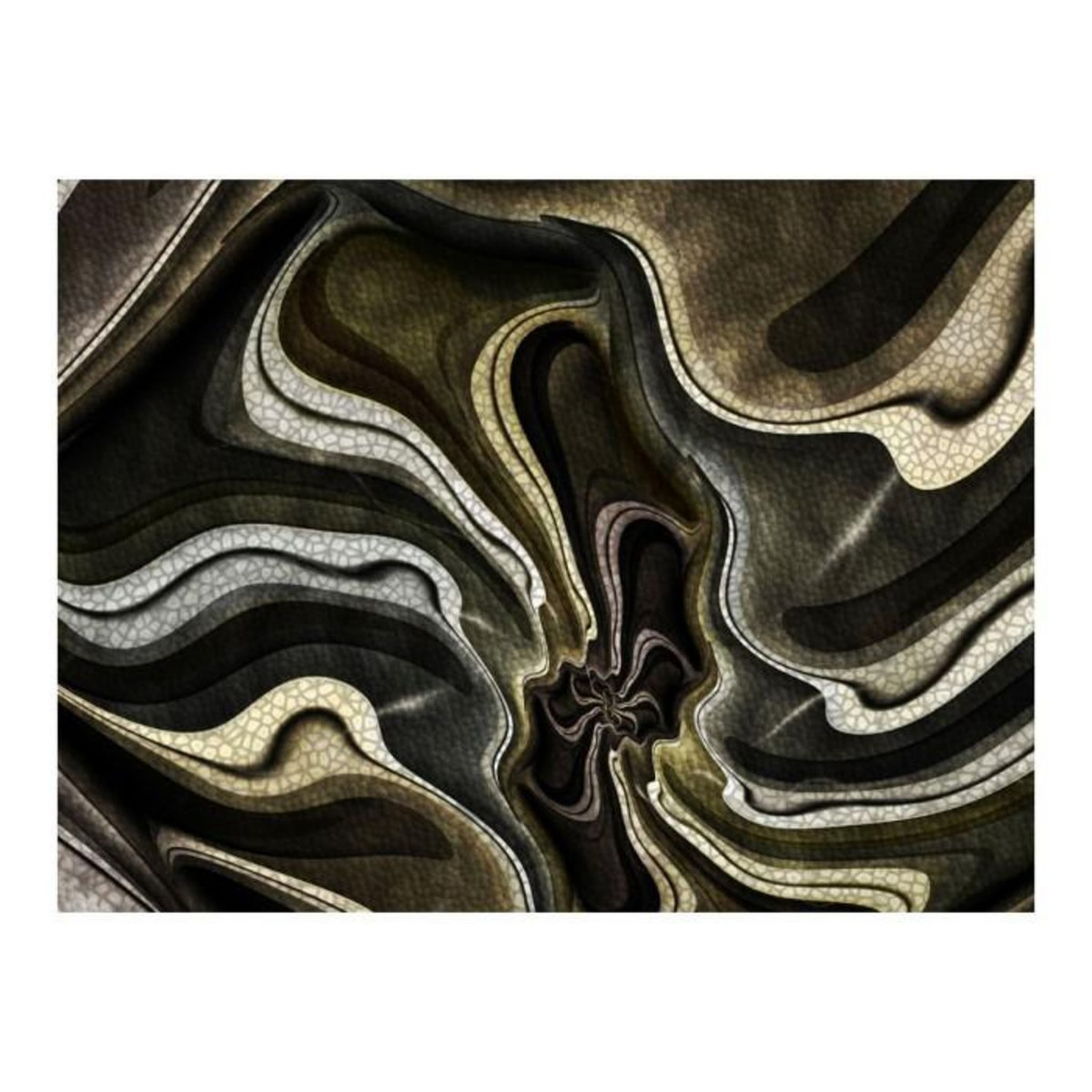 Paris Prix Papier Peint  Green & Brown Textured Fractal