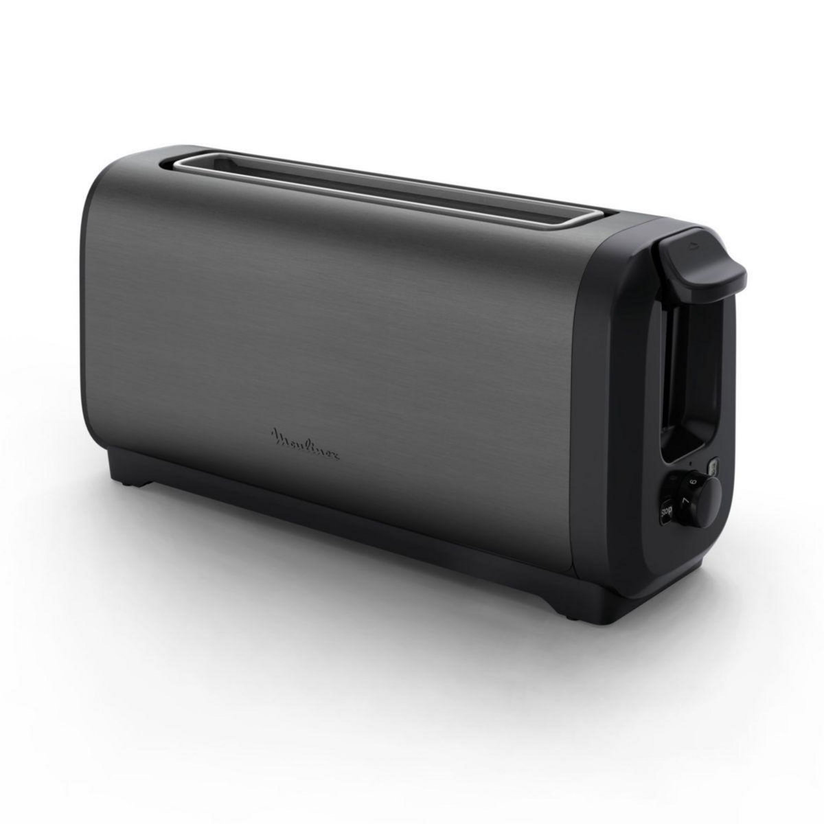 MOULINEX Grille-pain LS5S08E0 Subito Noir - Longue fente