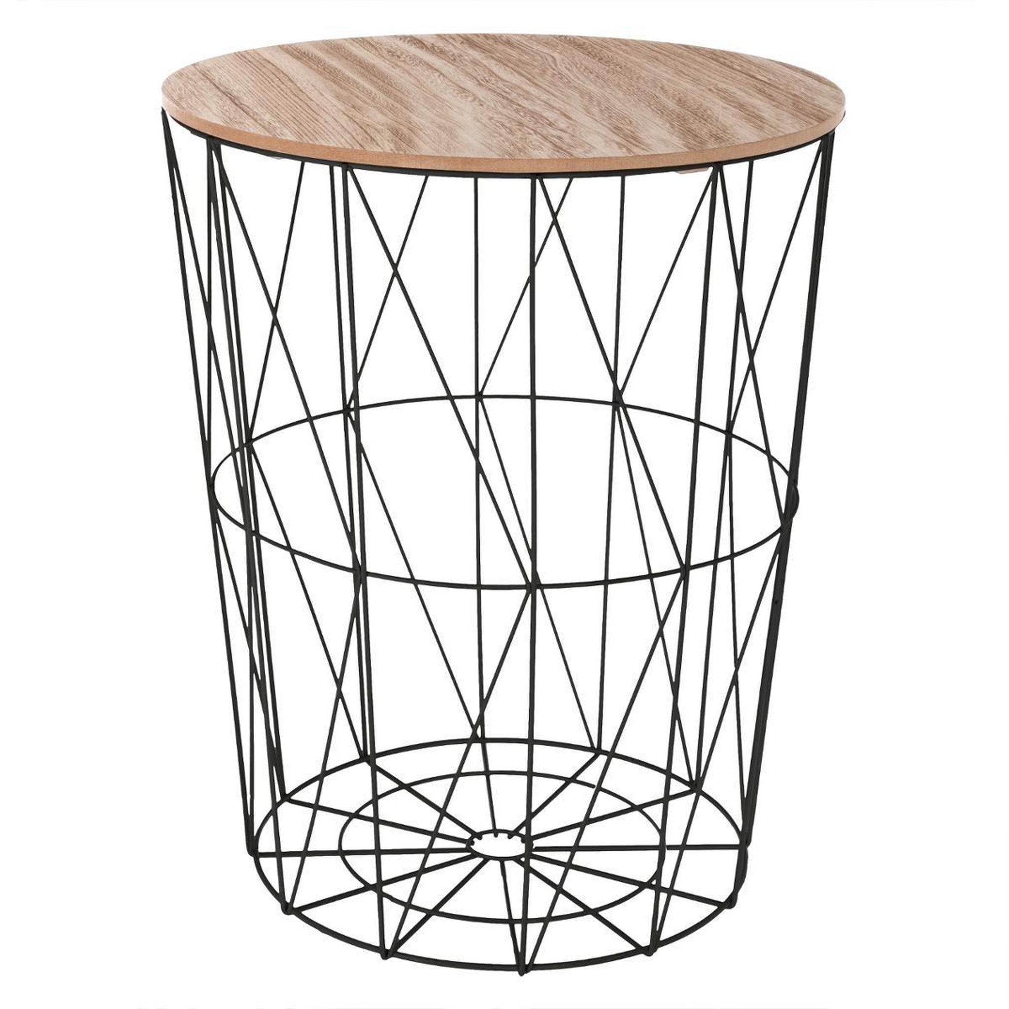 ATMOSPHERA Table d'appoint design  kumi  57cm noir