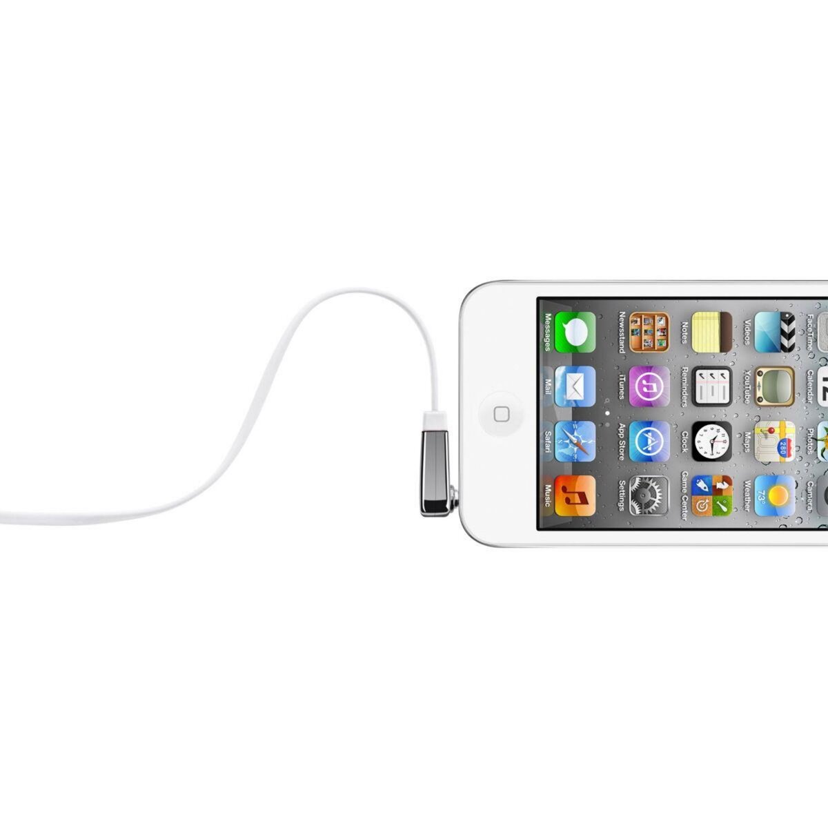 Belkin Câble Jack Jack 3.5mm plat coudé blanc 0.9m