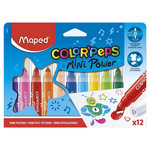 MAPED Color peps mes 12 feutres Mini Power