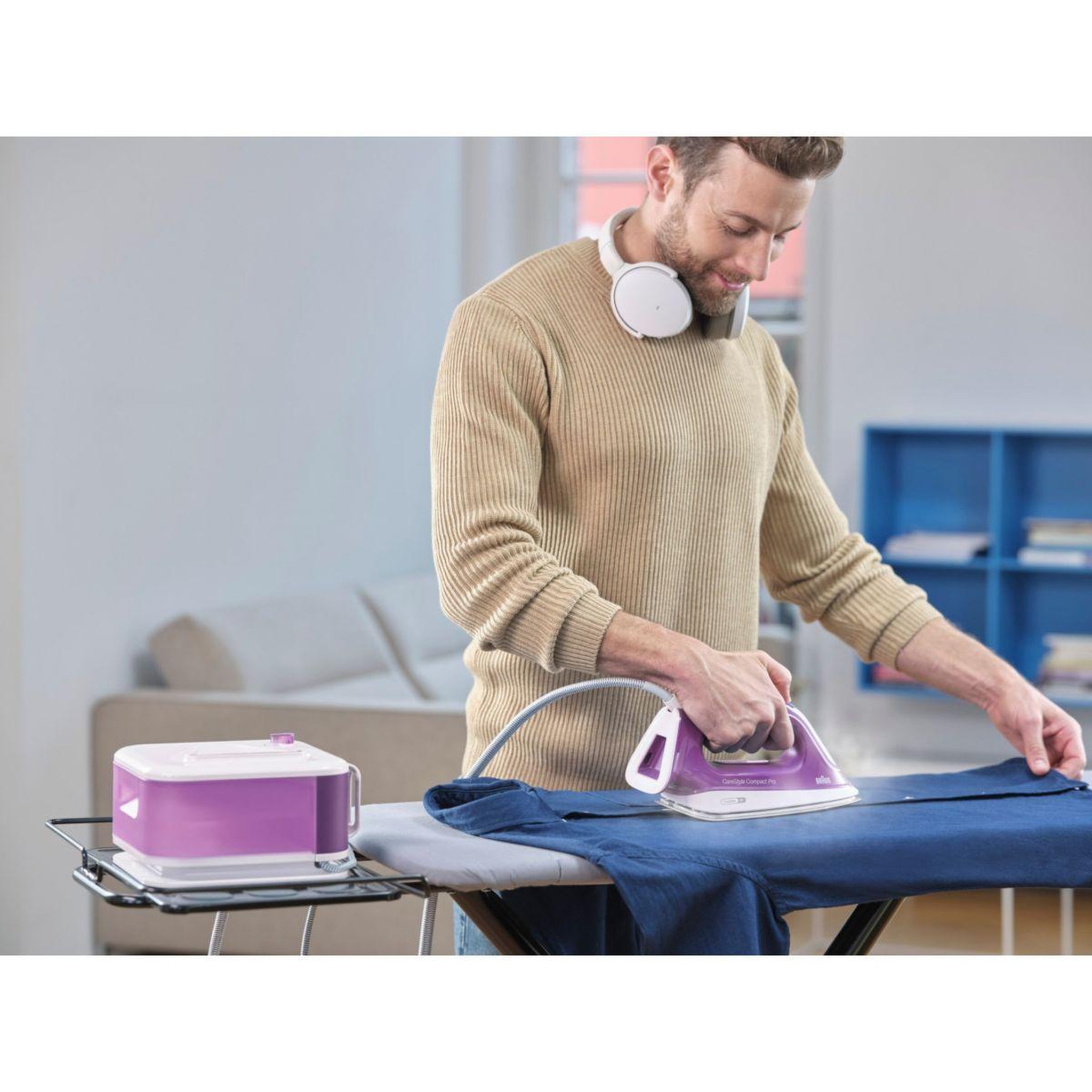 Voir la diapositive 5 : BRAUN Centrale vapeur IS2577VI CareStyle Compact Pro
