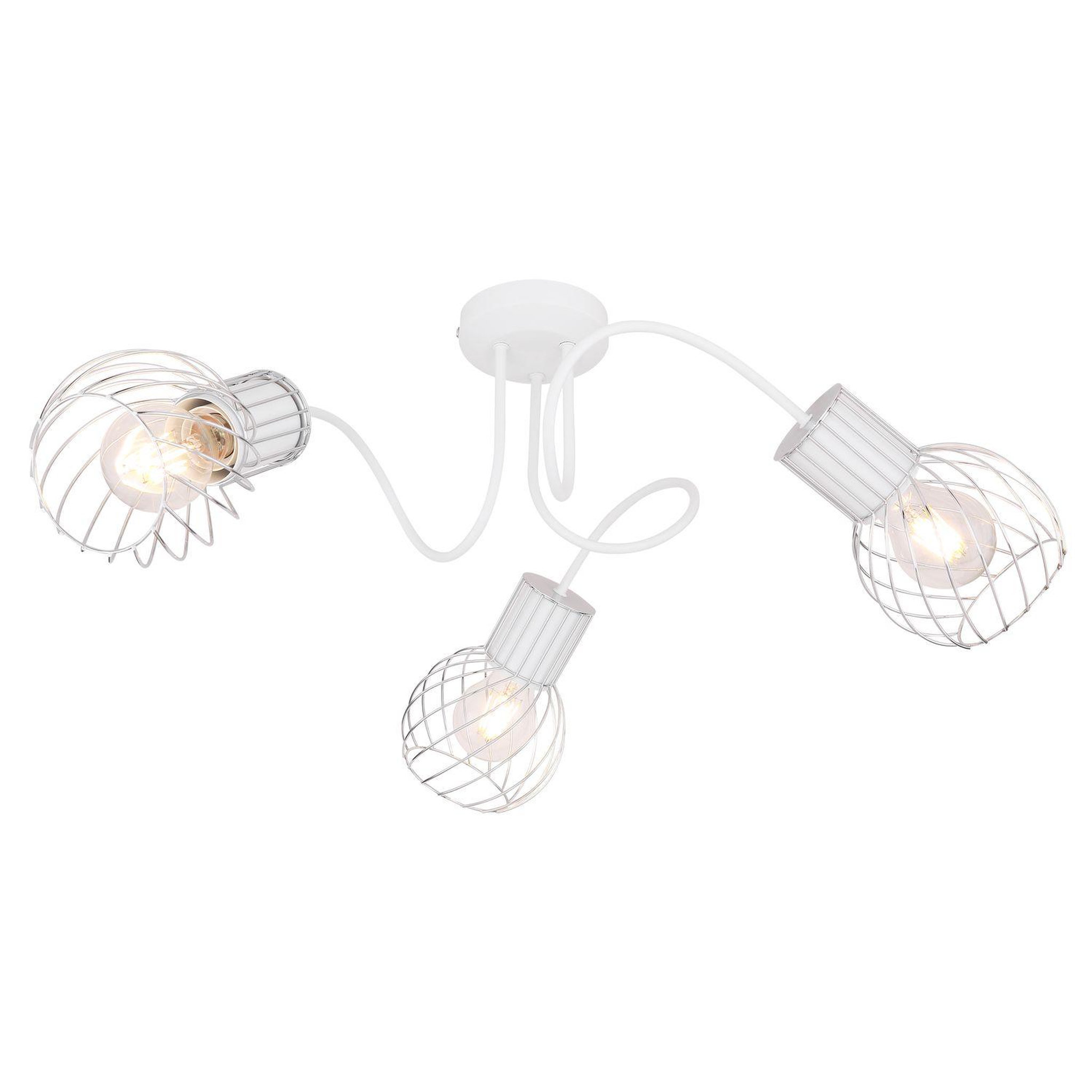 Voir la diapositive 1 : GLOBO Plafonnier rond design luise