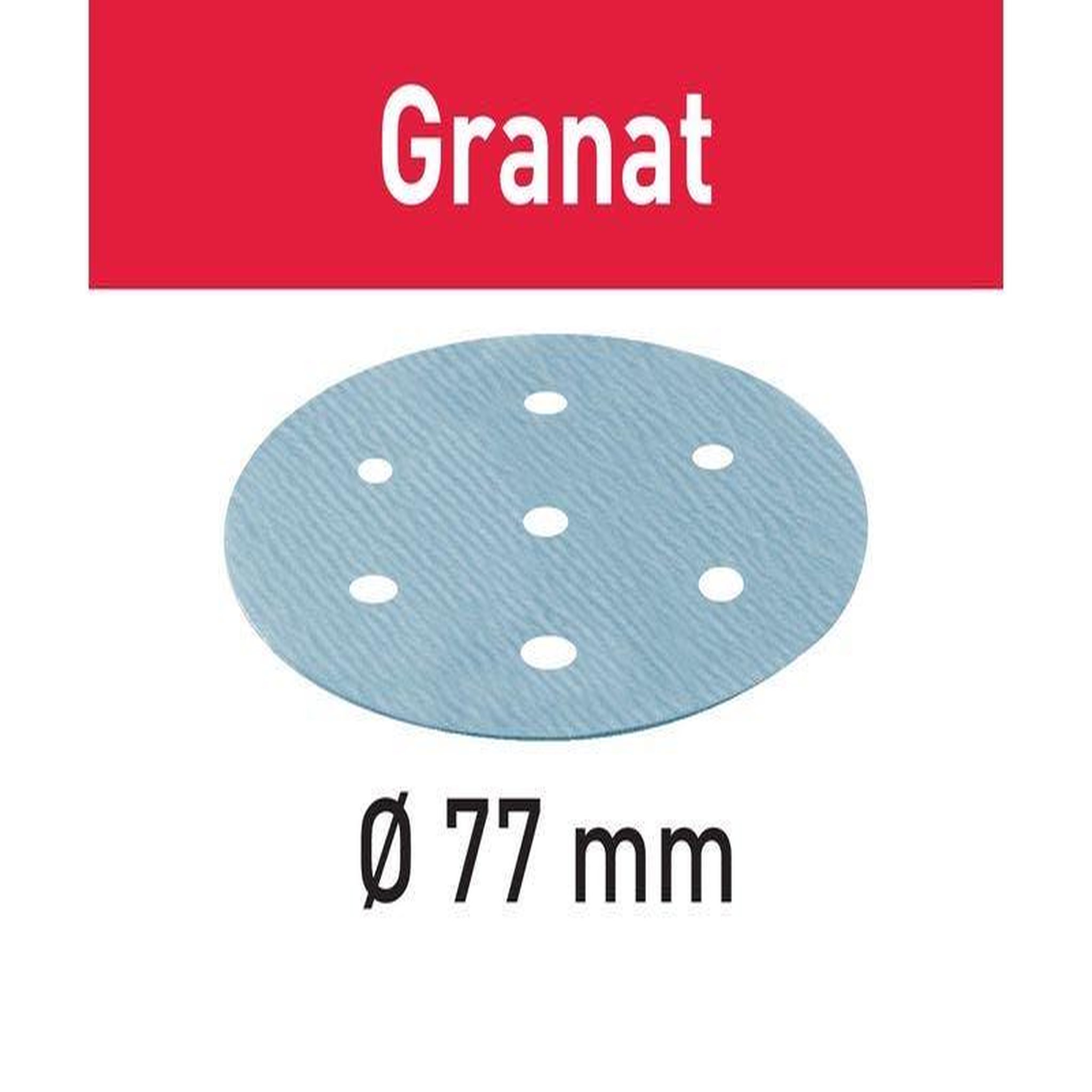 FESTOOL Abrasifs stf d77/6 p240 gr/50 granat