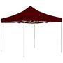 Voir la diapositive 1 : VIDAXL Tente de reception pliable Aluminium 3 x 3 m Bordeaux
