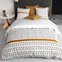 Voir la diapositive 3 : ATELIER DU COTON Parure housse de couette 100%coton 57fils louxor