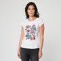 Voir la diapositive 1 : INEXTENSO T-shirt manches courtes à fleurs femme