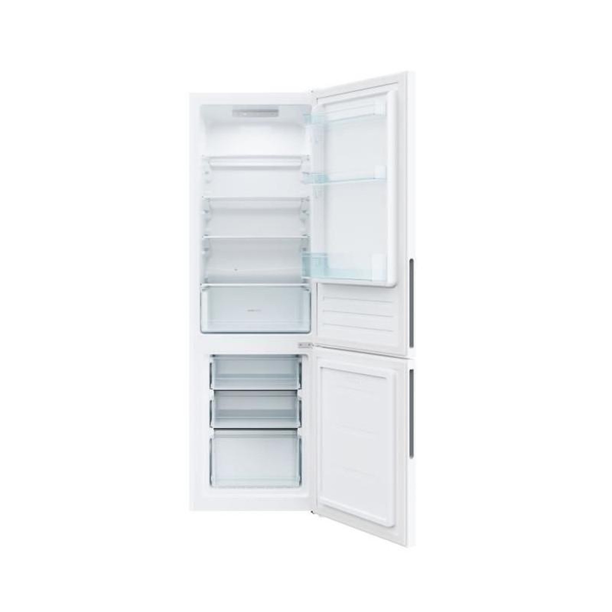 Voir la diapositive 3 : Candy Réfrigérateur combiné 260L Classe E 39dB blanc – Candy CCT3L517EW