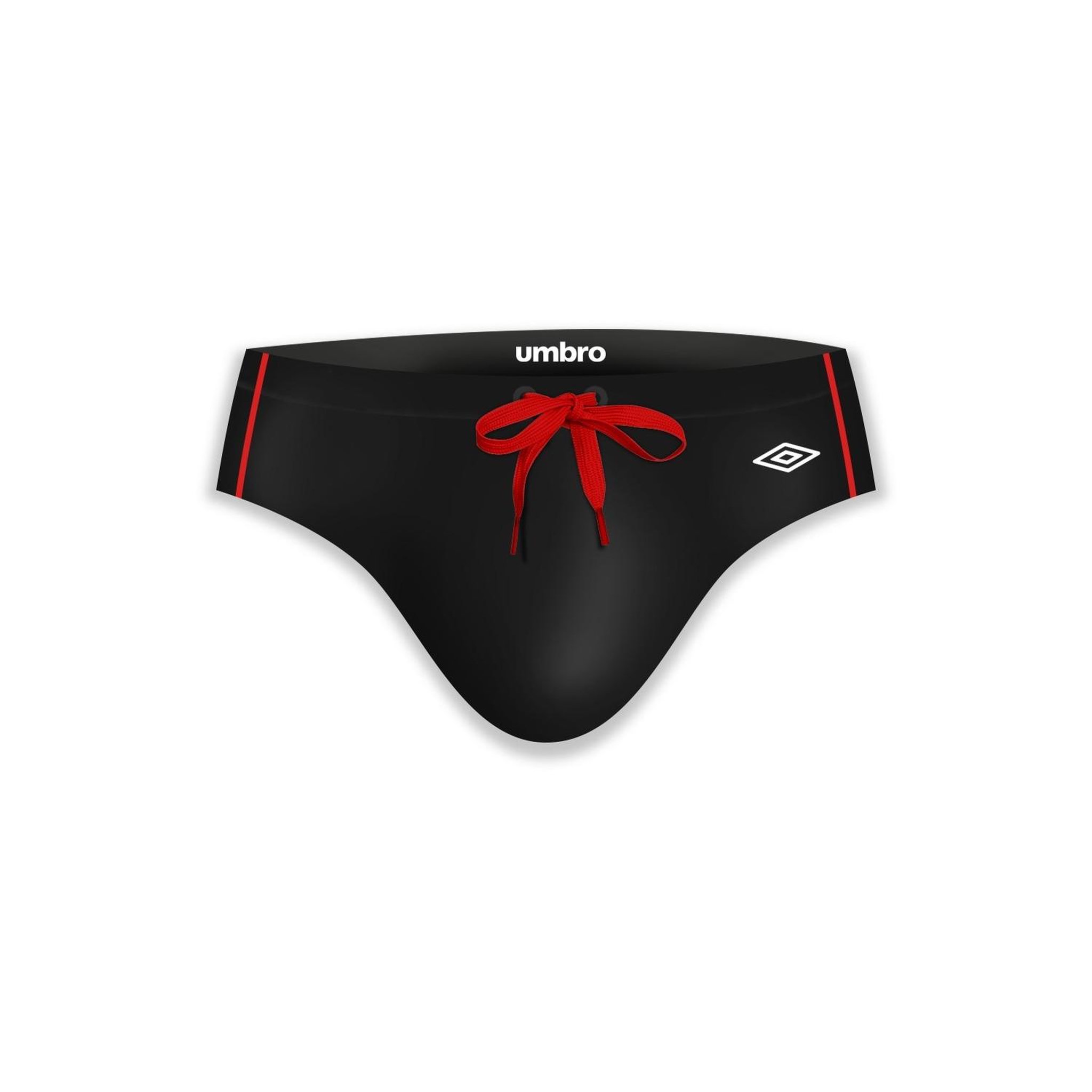 Voir la diapositive 1 : UMBRO Slip de bain homme avec surpiqûres couleurs