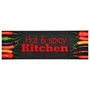 Voir la diapositive 2 : VIDAXL Tapis de sol de cuisine lavable Hot&Spicy 60x180 cm